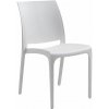 BICA Volga plastová záhradná stolička biela