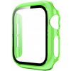 AppleKing transparentné puzdro s tvrdeným sklom pre Apple Watch 38 mm - neónovo zelené - možnosť vrátiť tovar ZADARMO do 30tich dní