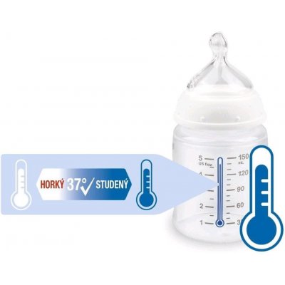 Nuk First Choice Temperature Control biela 150 ml