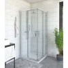 ROTH PROXIMA LINE PXS2P 80cm/200cm pravé dvere sprchového kúta hranatého, rám brillant, sklo číre, 529-8000000-00-02