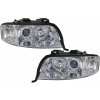 KITT Headlights Angel Eyes Xenon suitable for AUDI A6 4B (C5) (2001-2004) Limo Avant Chrome