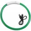 Reedog Full Light USB nabíjací svietiaci obojok pre psy a mačky - zelená - M