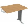 Hobis Pracovný stôl Flex, 80x75,5x60 cm, buk/kov