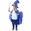Rappa modrý čarodejnícky plášť s klobúkom