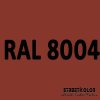 RAL 8004 akrylová auto farba lesklá alebo matná 1 liter + tužidlo + riedidlo (RAL8004 COPPER BROWN originálny odtieň akrylovej farby s lakom ( ČSN2214 ))