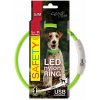 Obojok Dog Fantasy LED nylon zelený 45cm