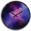 ModernClock Nástenné hodiny Galaxy fialové