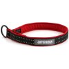 Aminela obojek polostahovací Sport & City 60cm + 5cm, červená/černá