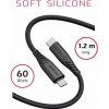Swissten 71535010 USB-C (M) - Lightning (M), 60W, 1,2m, černý