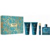 Versace Eros Darčeková sada pánska EDP 100 ml, balzam po holení 75 ml, sprchový gél 75 ml a miniaturka pánska EDP 10 ml