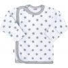 Dojčenská košieľka New Baby Classic II sivá s hviezdičkami, veľ. 56 (0-3m)