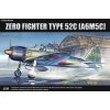Academy Model Kit Mitsubishi A6M5c Zero Model 52C 12493 1:72