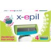 X-Epil - dámska holiaca hlavica - 4 čepele - 4 ks