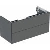 GEBERIT KÚPEĽNE Skrinka pod umývadlo ONE, s 2 zásuvkami, 103,6cm, 50.4cm, 47cm, láva, 505.264.00.3