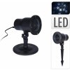 Koopman Rotačný LED projektor snehových vločiek Snow Storm, IP44