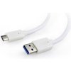 Gembird USB 3.0 kábel to type-C (AM/CM), 1m CCP-USB3-AMCM-1M-W