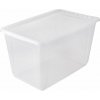 OKT Basixx Plastový box s víkem průhledný 52 l 59 x 35 x 39