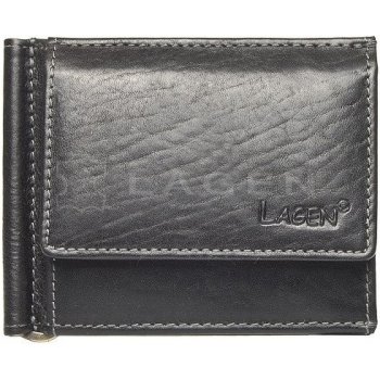 Lagen pánska kožená peňaženka dolarovka Black 1999 T