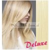 DELUXE najsvetlejšie blond CLIP IN vlasy na predĺženie - 60-63 cm