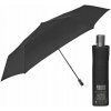 Perletti automatický skladací dáždnik s puzdrom, čierny