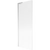 Mexen Next L, 1-krídlová vaňová zástena 70 x 150 cm, 6mm sklo s rebrovým vzorom, chrómový profil, 895-070-000-03-09-01