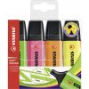 STABILO zvýrazňovač textu BOSS® ORIGINAL 70/4 N/A žltá, zelená, oranžová, ružová 2 mm, 5 mm 4 ks; 70/4