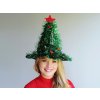 Klobúk vianočný stromček zelená