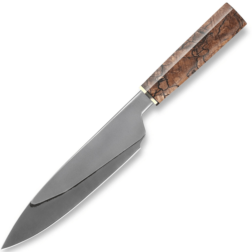 XIN CUTLERY XC139 stabilized spalted maple wood šéfkuchársky nôž 20,5 cm