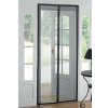 Strend Pro Sieť proti hmyzu a komárom na balkónové dvere 220x120 cm, 9x magnet, čierna