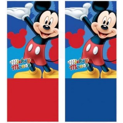 Exity Multifunkčná šatka s flísom / nákrčník Mickey Mouse modrý flís