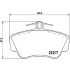 Sada brzdových platničiek kotúčovej brzdy BREMBO P 86 010