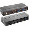 club3D KVM Switch 4K60Hz prepínač KVM HDMI diaľkové ovládanie 4096 x 2160 Pixel; CSV-7210