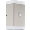 Eglo | Eglo 75546 - LED Vonkajšie nástenné svietidlo so senzorom 2xGU10/4,6W/230V IP44 | EG75546