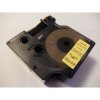 VHBW Dymo 53718 - kompatibilná páska - 24mm×7m - písmo čierne / podklad žltý - papierová páska