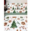 INTERMEDIC SK Posteľná obliečka Mikroplyš Vianočný darček 140x200/70x90 cm – zapínanie na zips