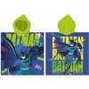 Carbotex Detské pončo 55 x 110 cm Batman Strážca mesta