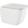 INVENA - Závesná WC misa PAROS, vrátane soft/close sedátka CE-90-001-W