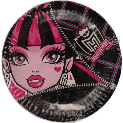 Papírové talířky Monster High 23 cm (4840)