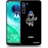 Picasee silikónový prehľadný obal pre Motorola Moto G8 - Astronaut Minimal