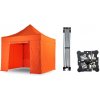 Nožnicový párty stan 3x3 m TENTino SMALL HEXAGON Farba opláštenia: 6A - ORANŽOVÁ