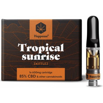 Happease Cartidge 85% CBD 600 mg Tropical sunrise 1 ks