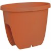 Plastkon Balkónový květináč Balconia OVI na zábradlí 30 cm terakota
