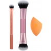 Real Techniques - Best Of Blends 3 Piece Set - Sada štetcov + hubka na make-up
