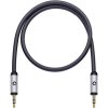 jack audio prepojovací kábel [1x jack zástrčka 3,5 mm - 1x jack zástrčka 3,5 mm] 5.00 m čierna pozlátené kontakty Oehlbach i-Connect J-35; 60017