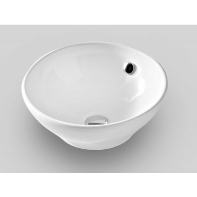 Art Ceram Fuori umývadlo 43x43 cm okrúhly pultové umývadlo biela TFL00201;00