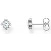 Thomas Sabo H2311-051-14 Silver Stud Earrings With White Stone