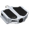 Shimano pedále PD-EF205 Flat strieborné, v krabičke