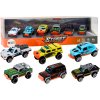 LEAN TOYS Sada kovových terénnych áut 1:64 - 6 kusov