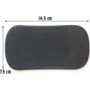 Podložka do auta NANO 14,5 x 7,5 cm, farba čierna