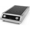 Dvojitý indukčný varič model 7000, HENDI, Profi Line, 400V/7000W, 405x700x(H)145mm